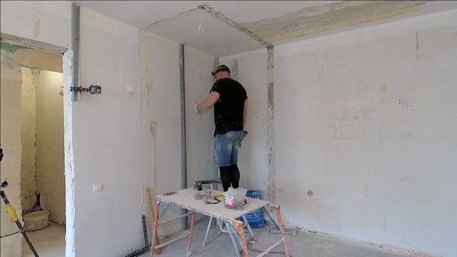 КАК СОБРАТЬ ПЕРЕГОРОДКУ ИЗ ГИПСОКАРТОНА ПОД ШКАФ КУПЕ смотреть онлайн