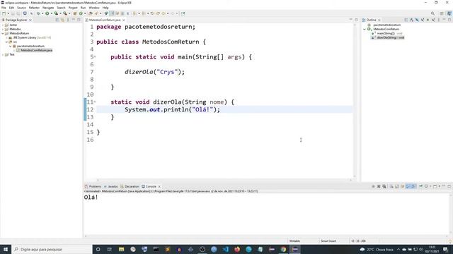 Java para Iniciantes: Como Criar Métodos com Retorno de Dados em Java (return) смотреть онлайн
