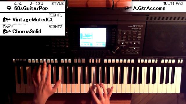 Yamaha PSR-S750: Apache смотреть онлайн