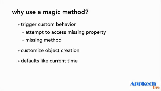 Object-Oriented Programming with PHP : What is a magic method, and do I need one смотреть онлайн