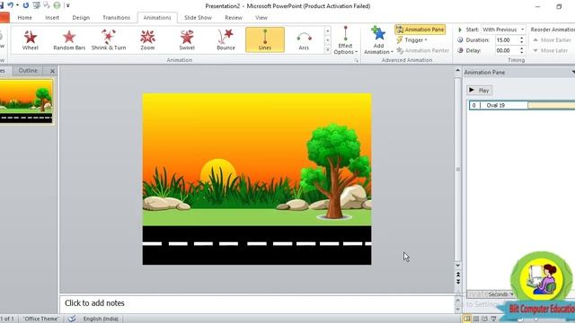Create Rising Sun Animation In PowerPoint In Hindi || पॉवरपॉइंट में उगता हुआ सूरज कैसे बनाते है ? смотреть онлайн