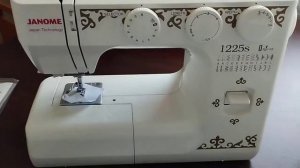 Распаковка — Швейная машина Janome 1225S