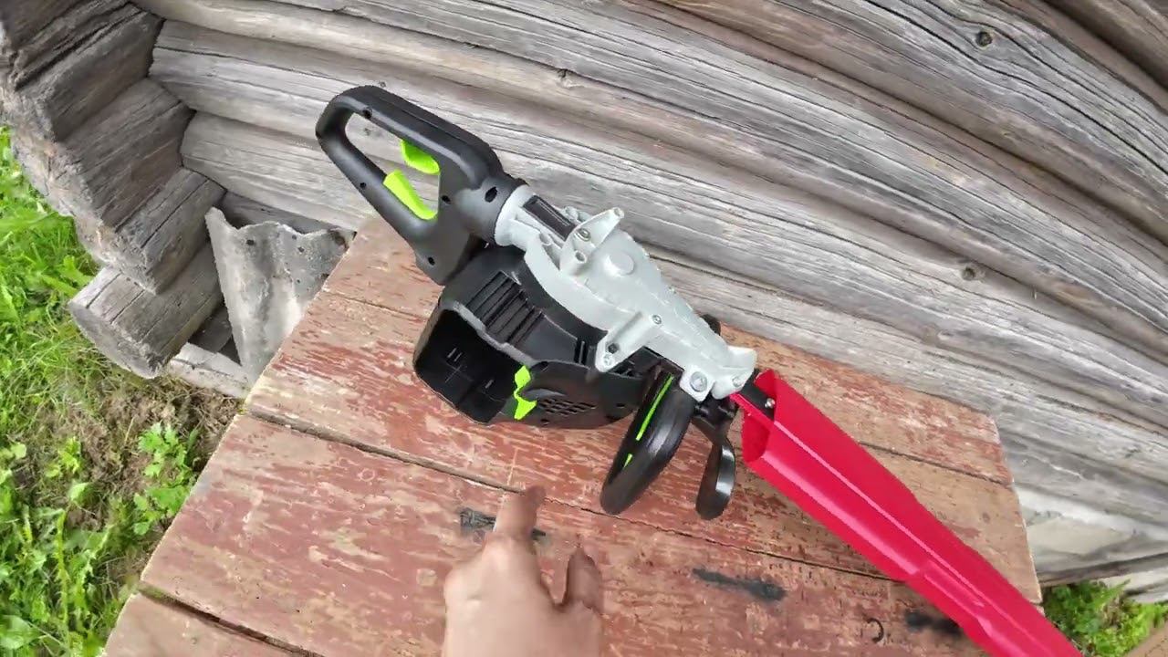 Greenworks GС82HT. Обзор мощного аккумуляторного кустореза. Профессиональный инструмент для сада смотреть онлайн