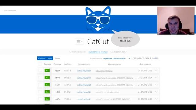 Как заработать в интернете от 100 рублей в день , ничего не делая ¦ Как заработать на своих ссылках