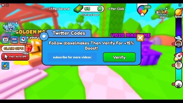 Get Richer Every Click CODES - ROBLOX 2023