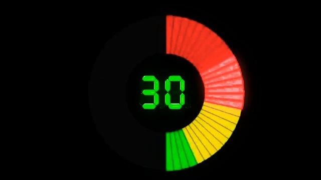 Jeopardy Countdown In LOW GLOW