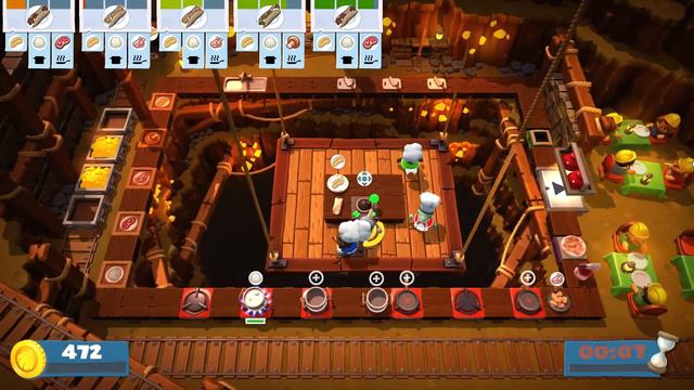 Overcooked 2 is an easy and stressless game смотреть онлайн