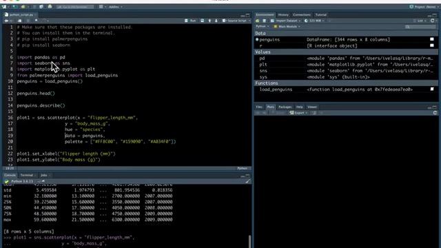 Running python in Rstudio смотреть онлайн