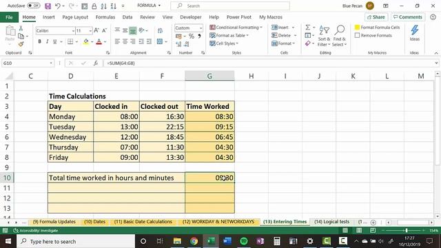 Excel: Adding up Times That Exceed 24hrs смотреть онлайн