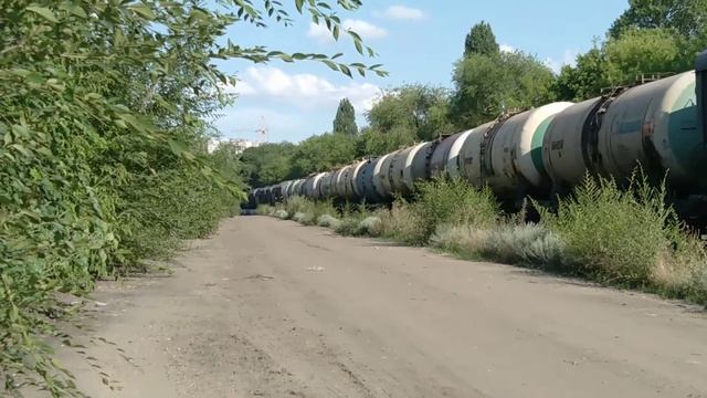 Тепловоз 2ТЭ116-309 с грузовым поездом смотреть онлайн