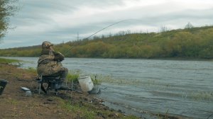 Рыбалка на фидер на реке Дон весной. Шторм не помешал поймать отличных карасей