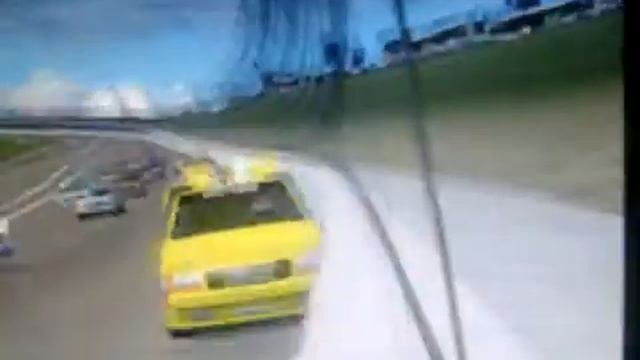 Huge NASCAR Sim Racing Crash NASCAR Wreck смотреть онлайн