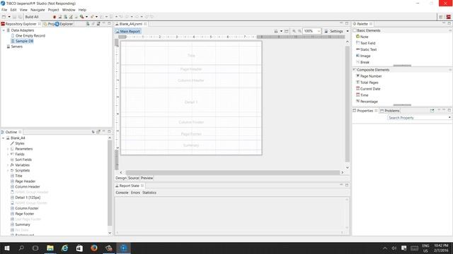 Jaspersoft Studio 6 2 0 Sample Report Creation смотреть онлайн