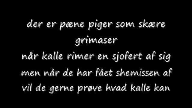 Knalde Kalle Lyric / Tekst смотреть онлайн