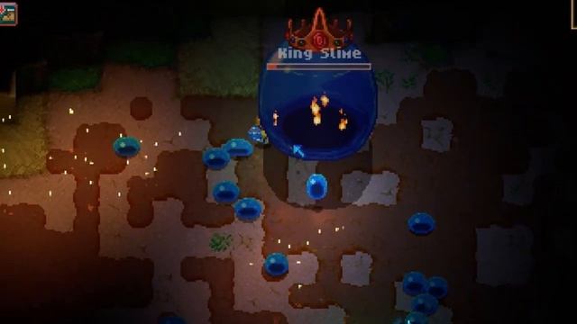 King Slime Hard Mode - The Desert of Beginnings Update - Core Keeper смотреть онлайн