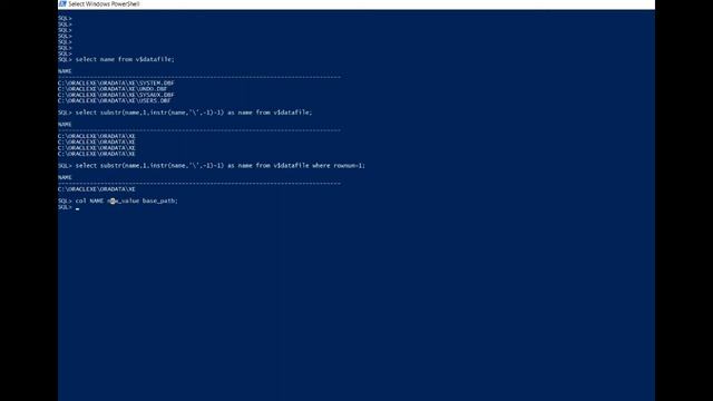 How to use SQL*PLUS new_value feature in Oracle смотреть онлайн