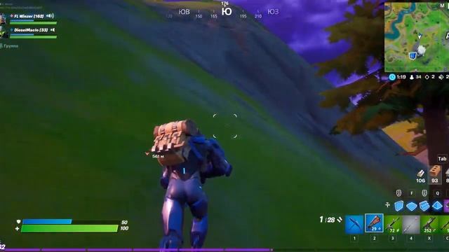 Играю с нубиком у которого есть зонтик.Угар!!!"Fortnite" смотреть онлайн