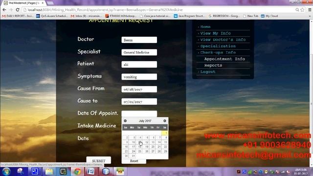 ELECTRONIC HEALTH RECORDS MANAGEMENT SYSTEM- IEEE PROJECTS 2018 смотреть онлайн