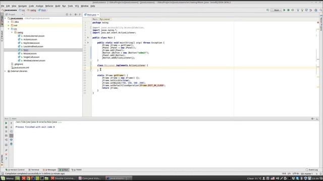 Урок по Java 98: Swing 3: ActionListener смотреть онлайн