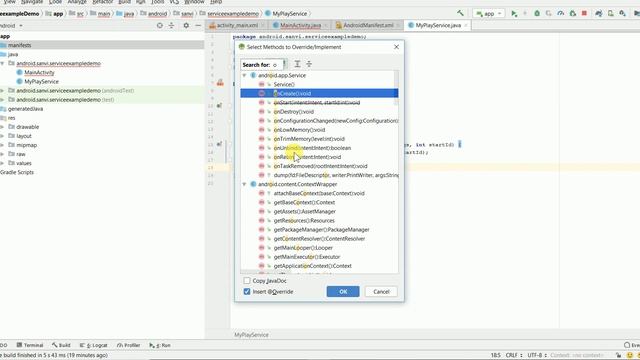 Service Example in Android Studio in Hindi #42 смотреть онлайн