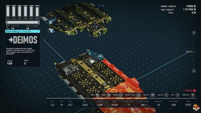 Great cargo and fighter ship aka Big Chungus| Ship Building Series | Starfield смотреть онлайн