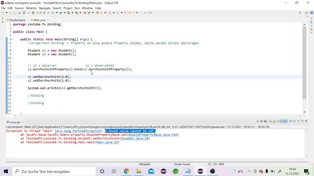 JavaFX Properties & Binding | Javafx Tutorial Deutsch смотреть онлайн