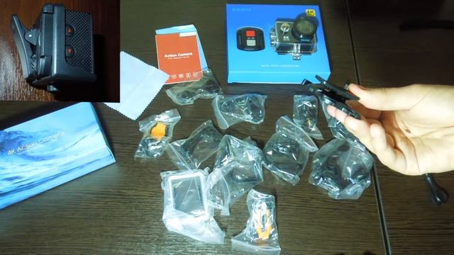 Экшн-камера EKEN H9R. Распаковка, комплектация, основные функции, демонстрация 1080p 60fps смотреть онлайн