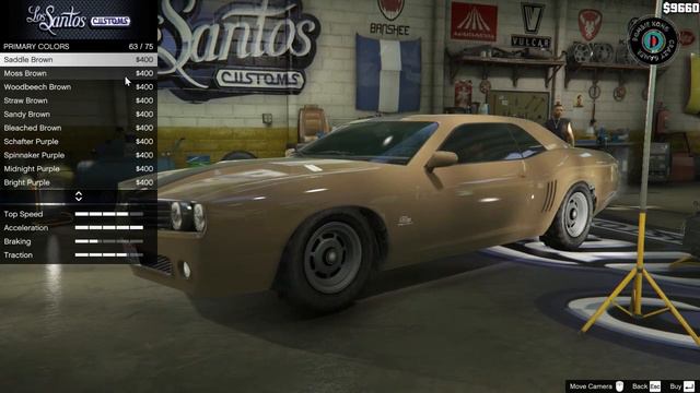 GTA 5 Gauntlet Steal Getaway Car for 4 Ton Gold Heist смотреть онлайн