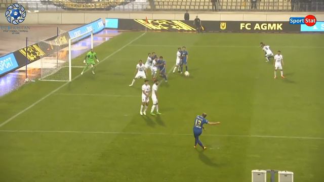 AGMK - Bunyodkor 0:1. Goal. 20.04.2019 смотреть онлайн