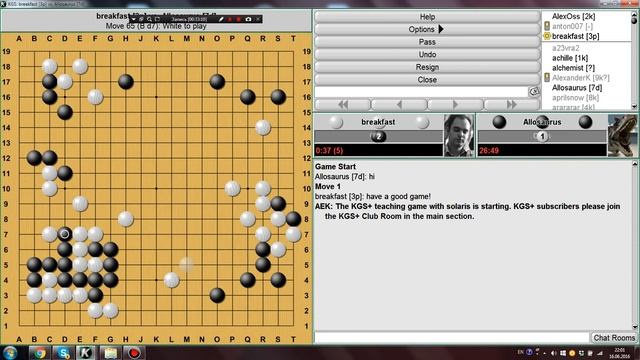 Live Review on KGS, 17.06.2016 смотреть онлайн