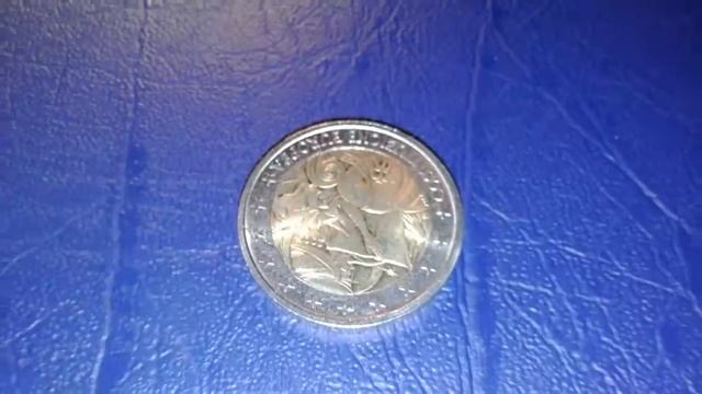 Обзор монеты номиналом 2 Euro 2005 года выпуска (Италия)!!!