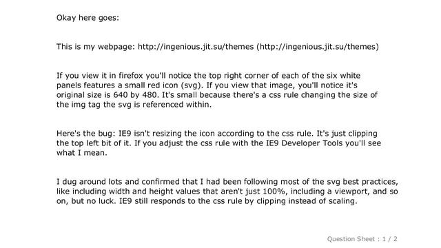 HTML : svg not resizing with css in ie9 смотреть онлайн