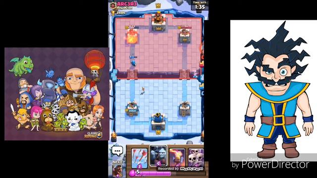 Clash Royale-Пуш до 9 арена-Част 1! смотреть онлайн