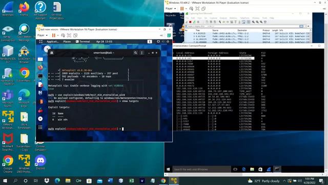 Eternal Blue exploit on Windows 10 смотреть онлайн