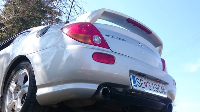 Hyundai Coupe/Tiburon 2.0 2002 stock exhaust смотреть онлайн