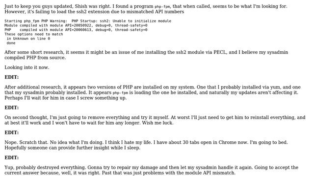 DevOps & SysAdmins: Enabling PHP's SSH2 extension with nginx смотреть онлайн