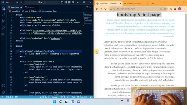Bootstrap 5: Part 3 Colors [ASMR coding] смотреть онлайн