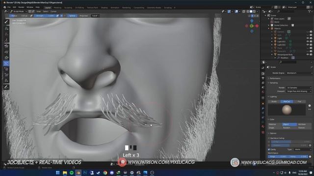 How to Create Beard, Simple And Clean in Blender (Full Guide) смотреть онлайн
