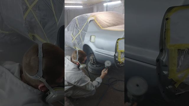 покраска задних крыльев