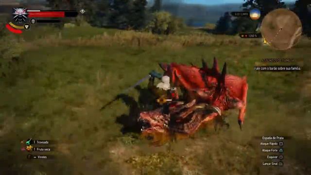 The Witcher 3: Wild Hunt: Como matar um Wyvern, the easy way смотреть онлайн