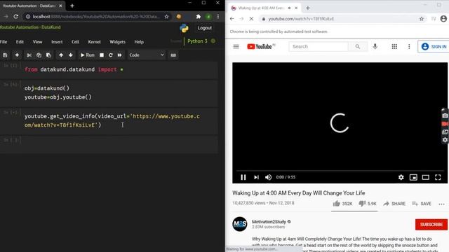 Youtube Video Scraper | Youtube Automation | Youtube Scraper- Python,DataKund смотреть онлайн