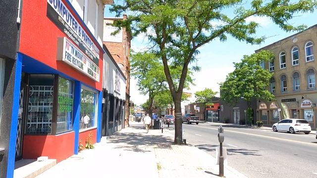 Whitby Station (GO Transit) - Downtown Whitby, Ontario: 4K Slow Walk Toronto & GTA, Canada смотреть онлайн