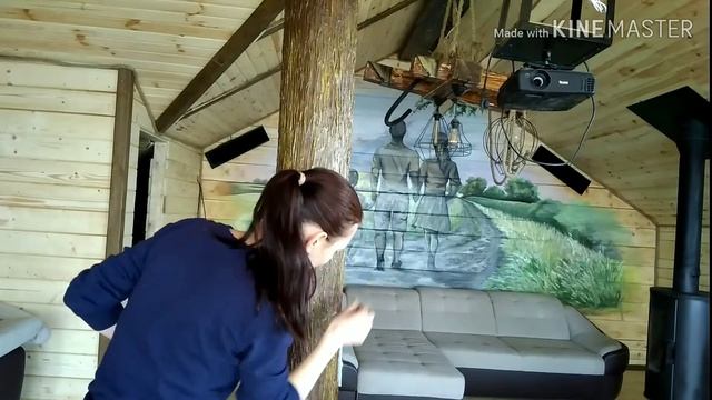 DIY. ✔️Художественная лепка. Декор деревянного столба. Имитация коры. Art modeling Decor wooden pos смотреть онлайн