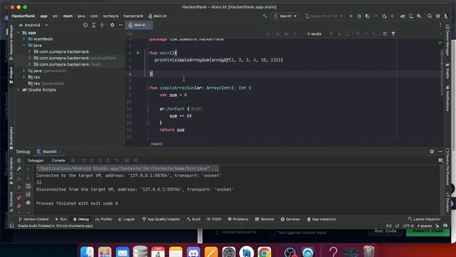 Simple Array Sum ~ Kotlin смотреть онлайн