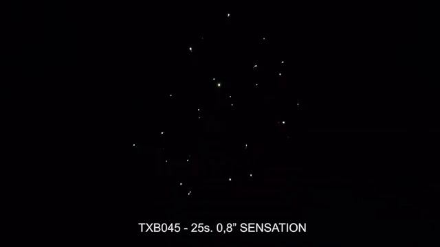 Fajerwerki TXB045 SENSATION 25s 0,8' Triplex 1 смотреть онлайн