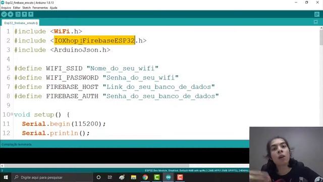 Como comunicar Esp32 com Firebase смотреть онлайн