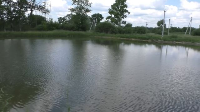 Благоустройство водоемов: планировка берега JCB и мостик-переход смотреть онлайн