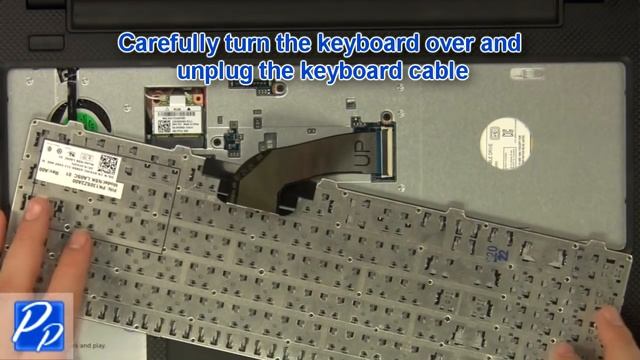 Dell Inspiron 15 (3521 / 5521) Keyboard Replacement Video Tutorial смотреть онлайн