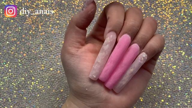 Polygel Nails with The Best Foils EVER! | Jelly Nails | XXL C-Curve Nails смотреть онлайн