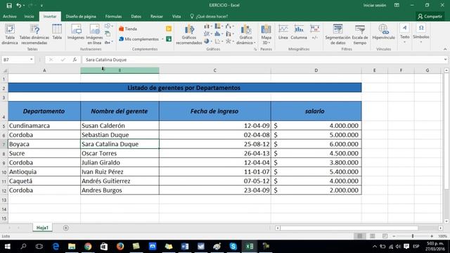 ?COMO INSERTAR FILAS Y COLUMNAS EN EXCEL 2016 - AÑO 2019 #15 смотреть онлайн